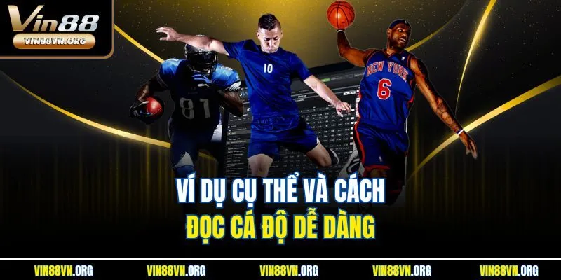 Ví dụ cụ thể và cách đọc cá độ dễ dàng 